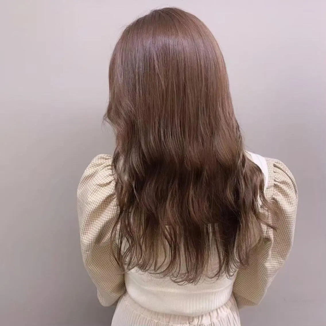 ミディアム カラー ヘアカラー トリートメント ヘアセット 縮毛矯正WATARU 髪質改善 レイヤーのヘアスタイル