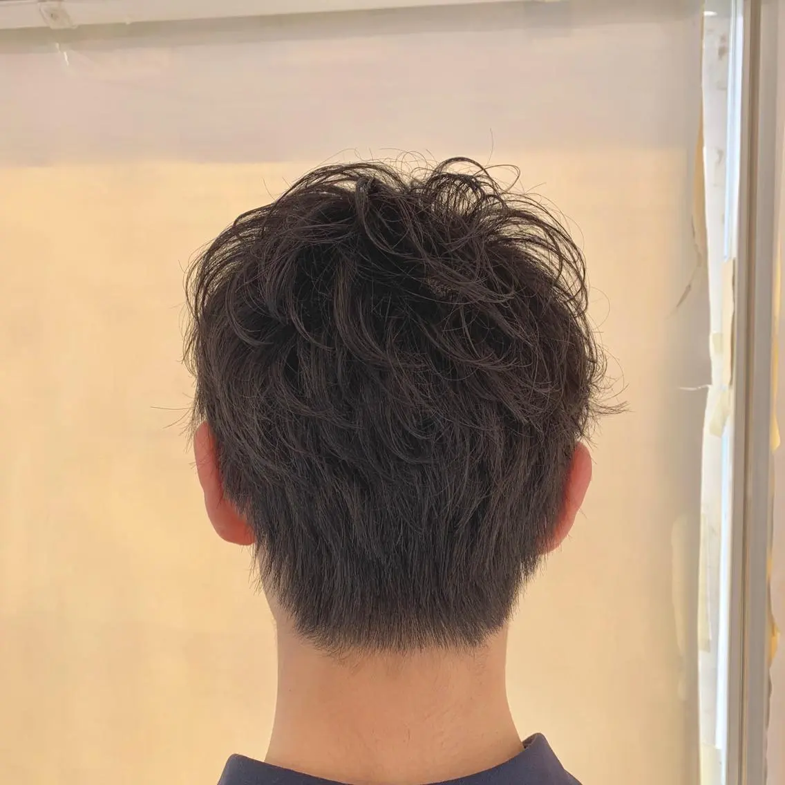 ショート パーマ メンズ メンズパーマ 加藤 綾華のヘアスタイル