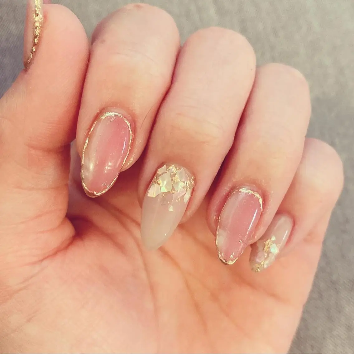 ロング shandy nailのネイルデザイン
