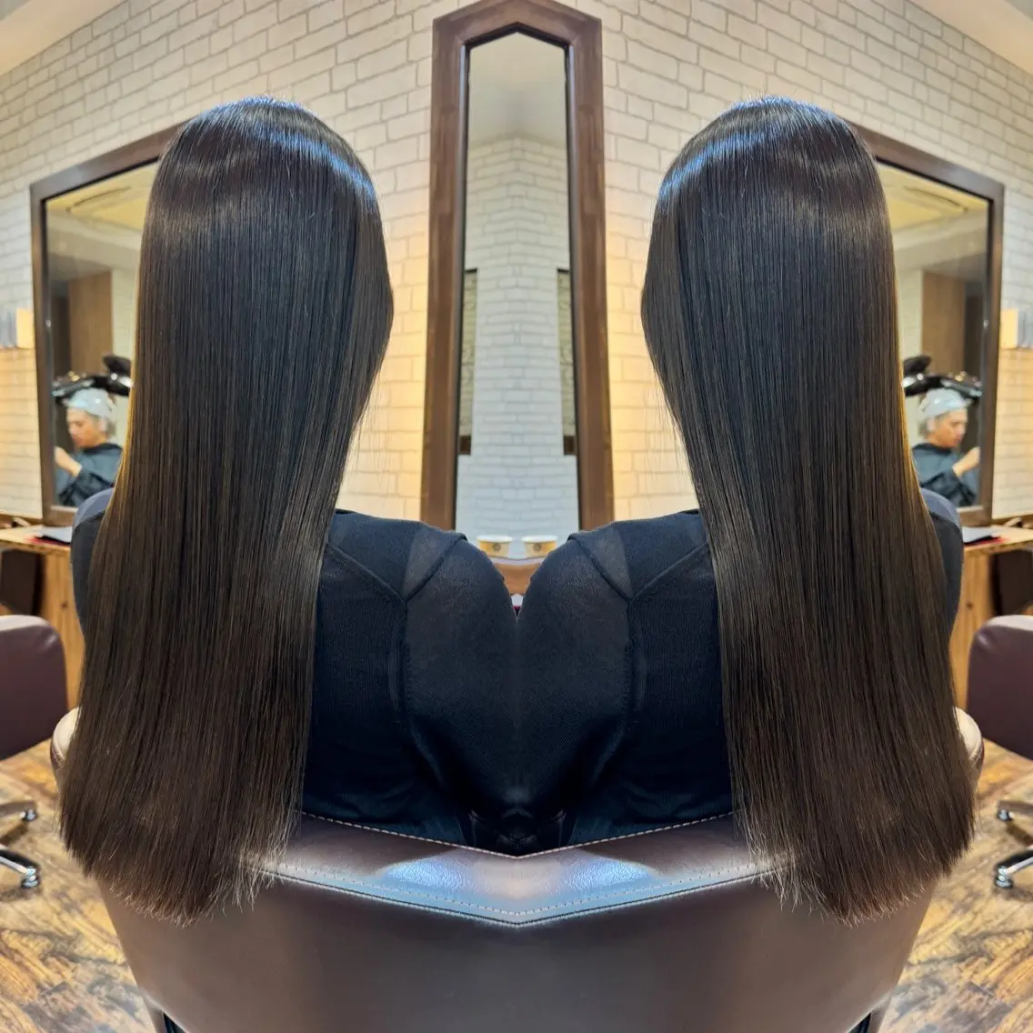 ロング カラー アクアカラー 髪質改善 トリートメント 🫧髪質改善×艶髪 🫧根本泰成🫧のヘアスタイル