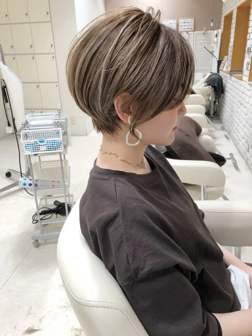 ショート カット ヘアカラー ショート特化/ 濱西亮輔のヘアスタイル