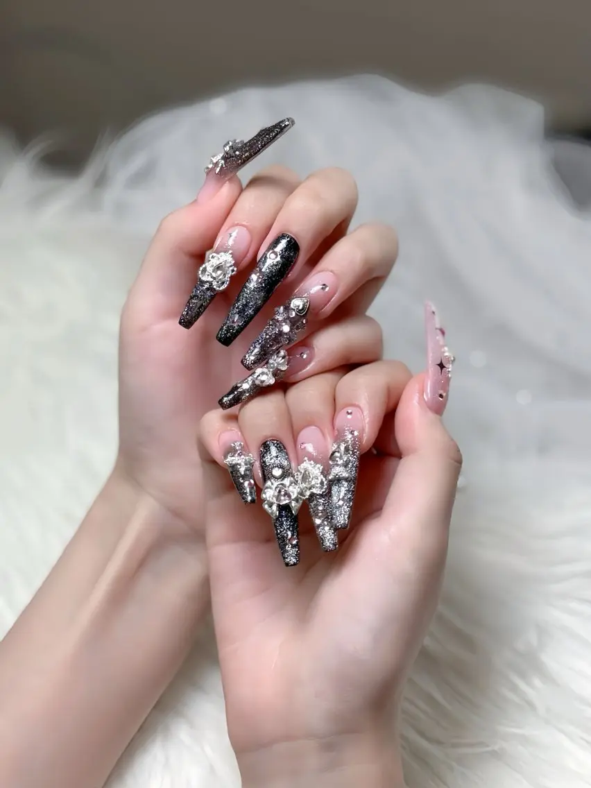 ネイル 長さ出し ジェルネイル 韓国ネイル ロングネイル シンプルネイル ハンドネイル ハンドケア NEM nailstudioのネイルデザイン