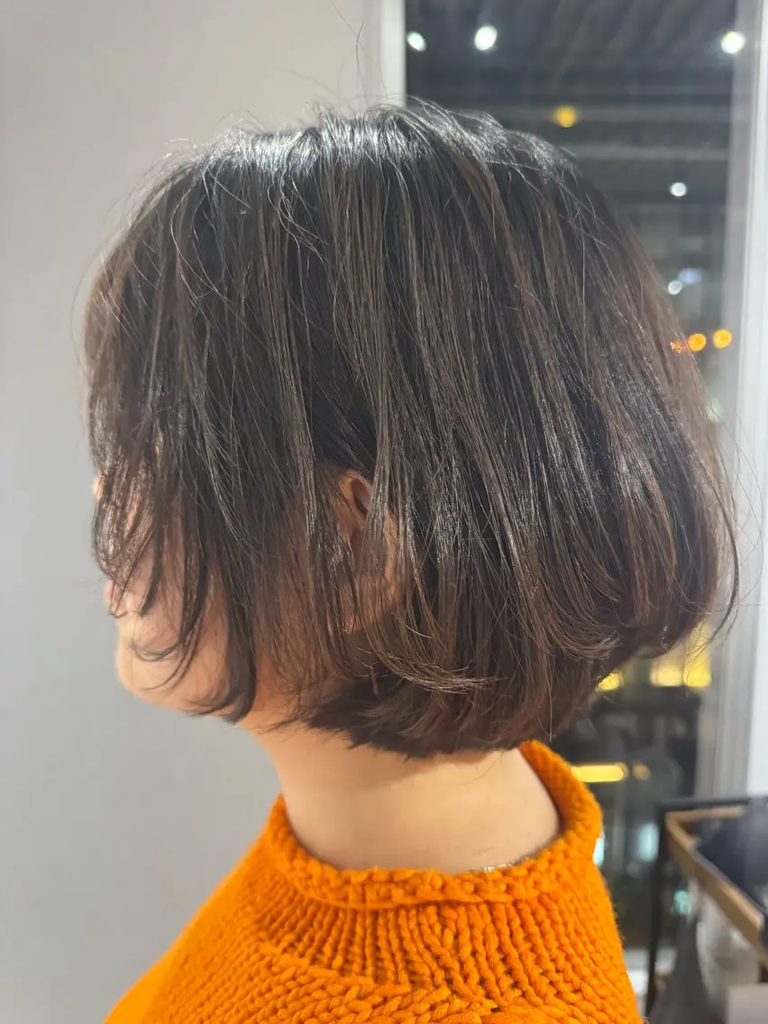 ショート パーマ 🔶髪質改善/縮毛 ✨ 山郷敏彦🟢のヘアスタイル