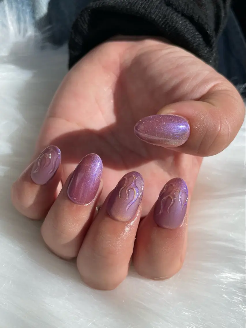 ネイル アートネイル マグネットネイル ハンドネイル Bianca美浜店 Hanaのネイルデザイン