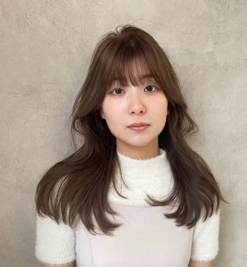 シャンプー🫧 +🇰🇷レイヤーカット🤍+プレミヤムトリートメント✨️の写真