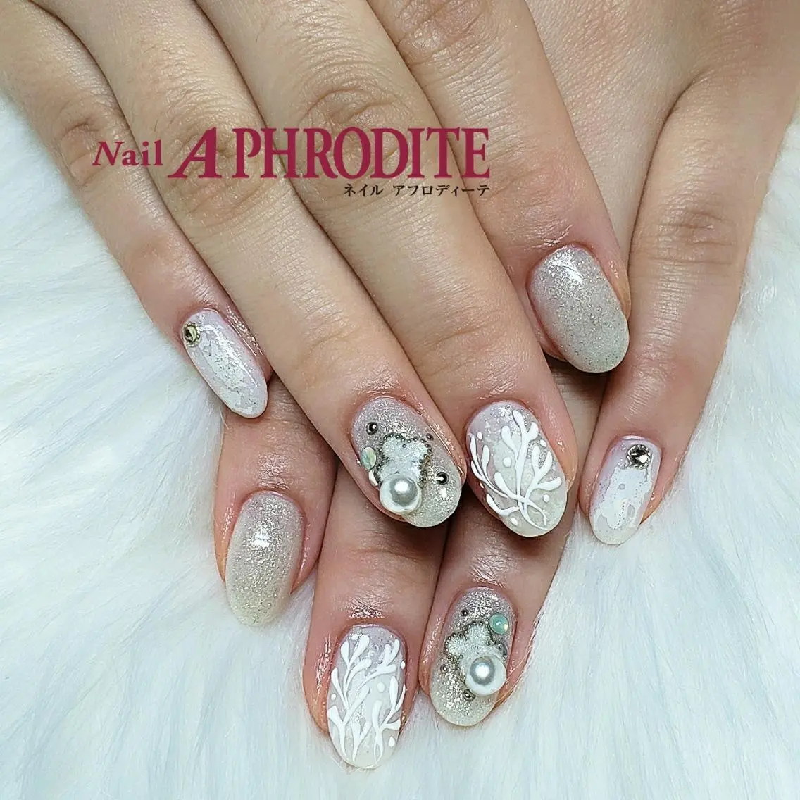 ネイル 持ち込み ハンドネイル Nail  Aphroditeのネイルデザイン