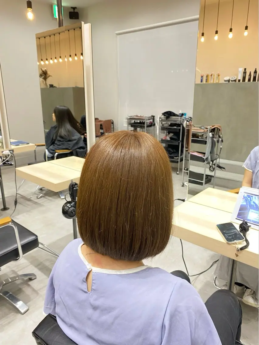 ミディアム カラー 瀬戸 秀孝のヘアスタイル
