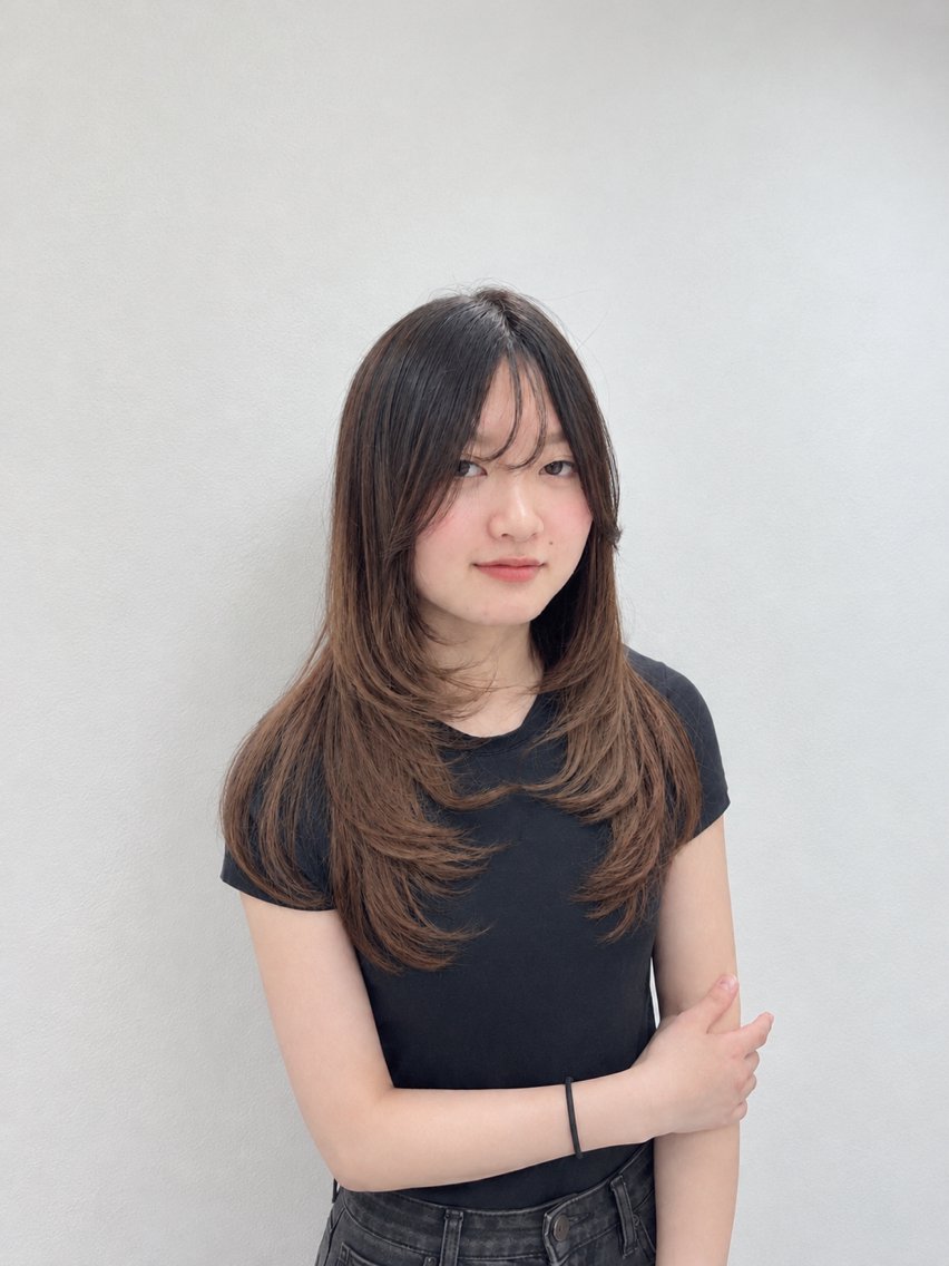 ロング レイヤーカット モデル募集中🦋 じゅりのヘアスタイル