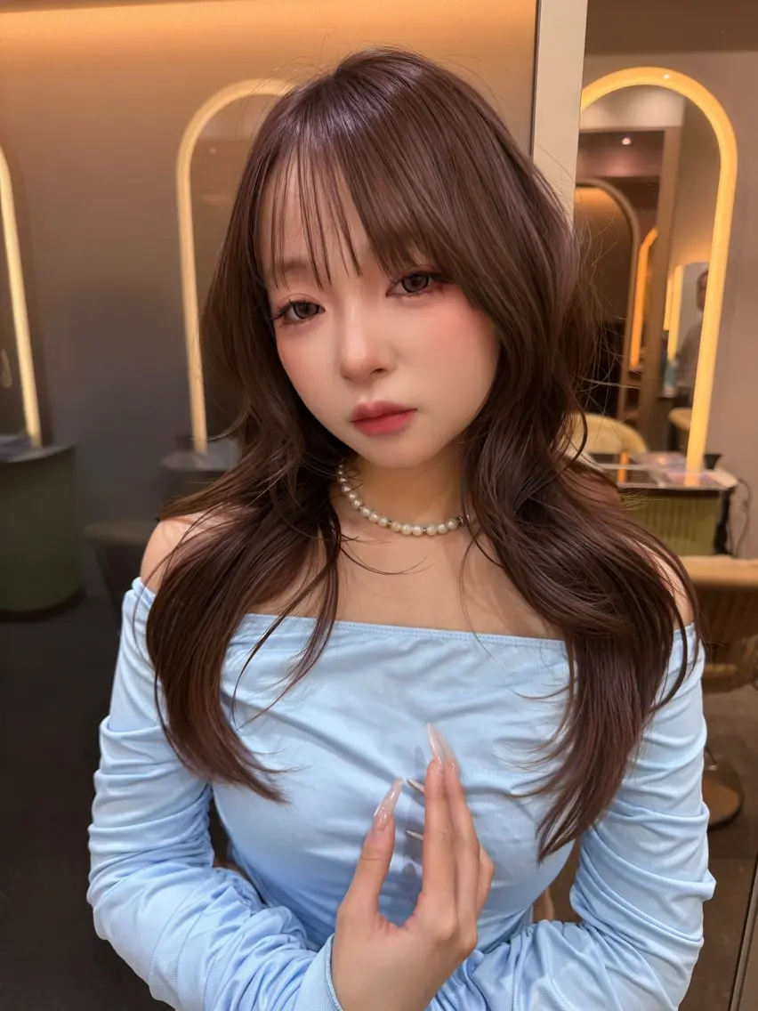 🫧おでかけ前のコテ巻きのヘアセット🎀🫧の写真
