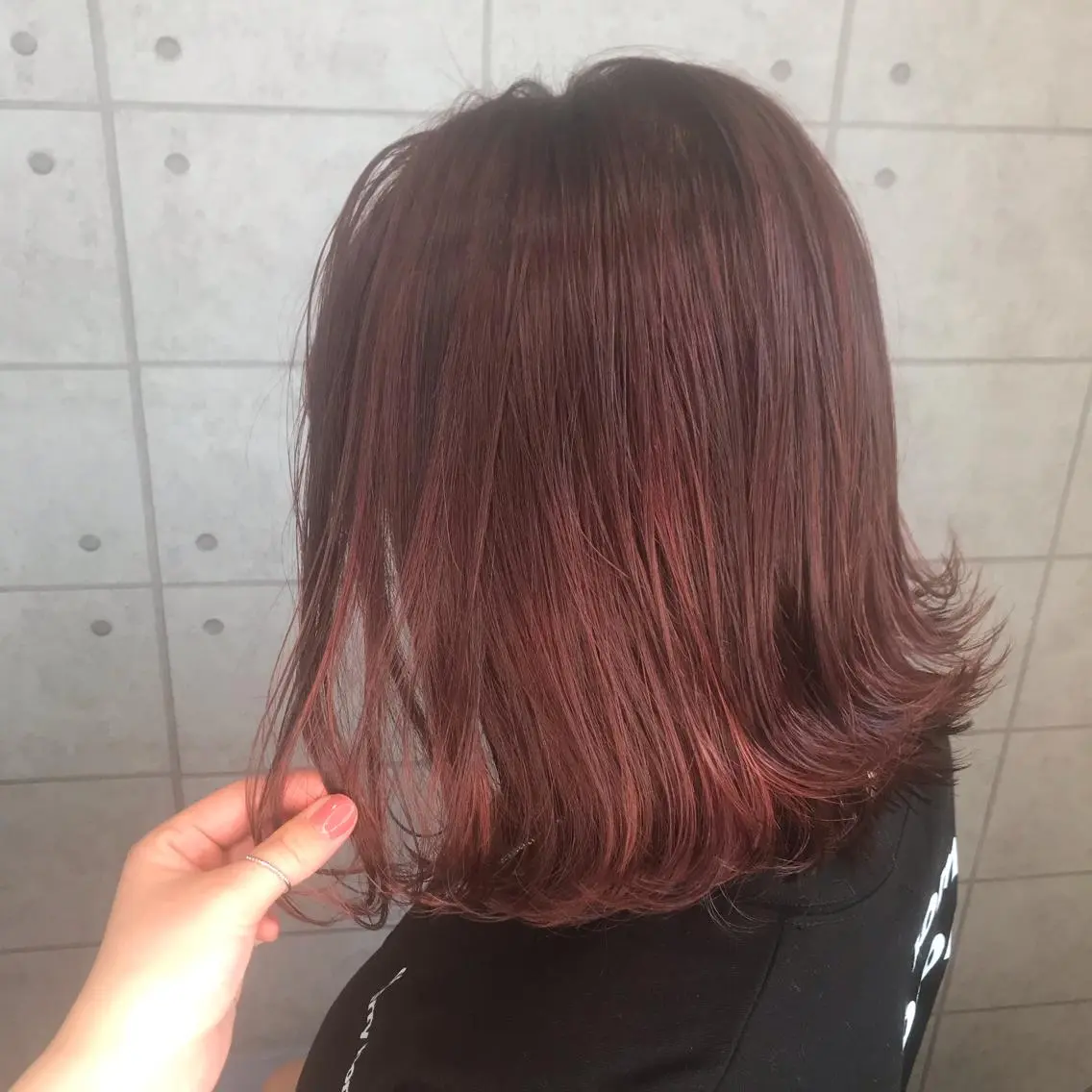 ショート カラー ヘアアレンジ 烏丸韓国ヘア🇰🇷 ayaka🎀のヘアスタイル