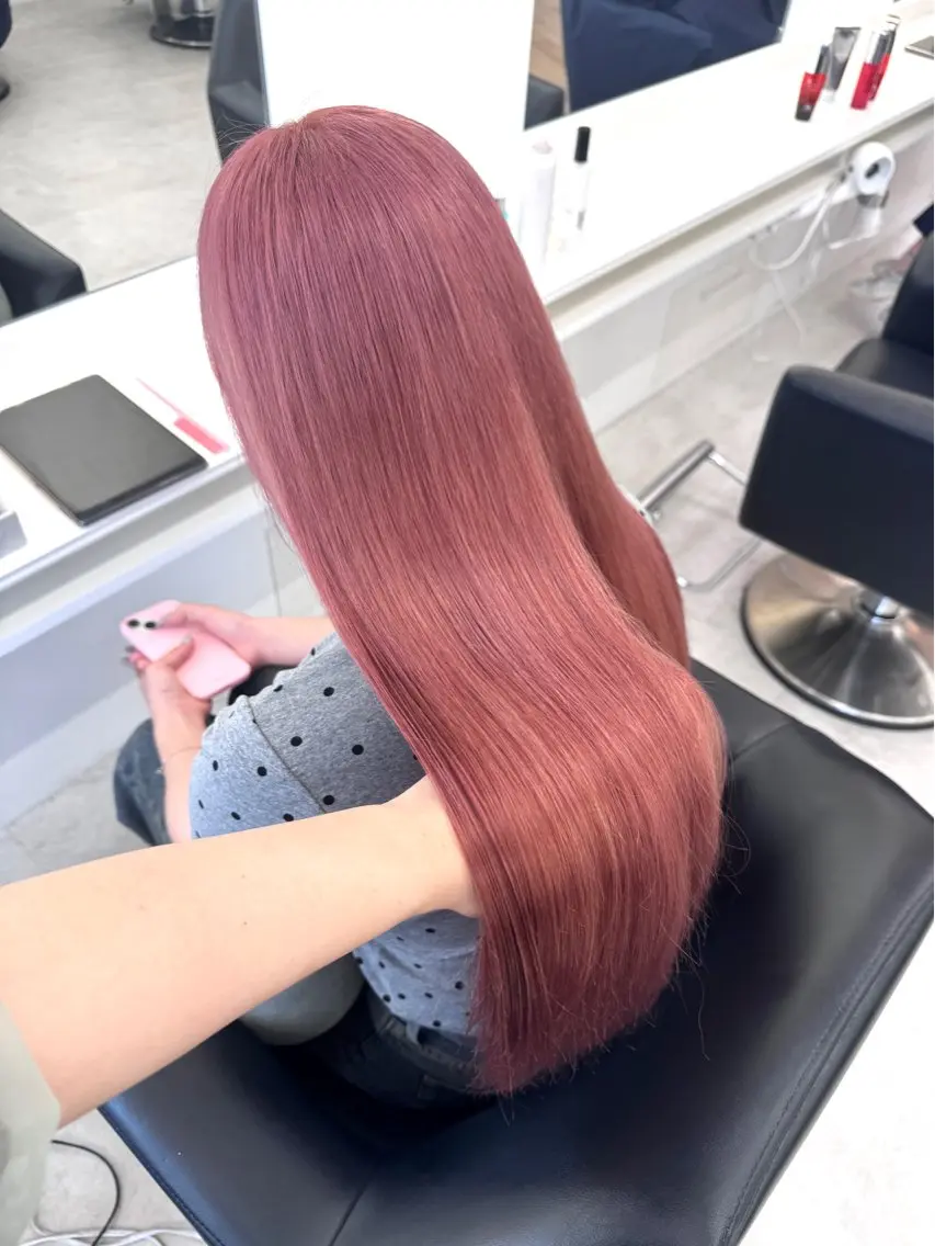 ロング カラー ヘアカラー ♡ParveMix NANO♡のヘアスタイル