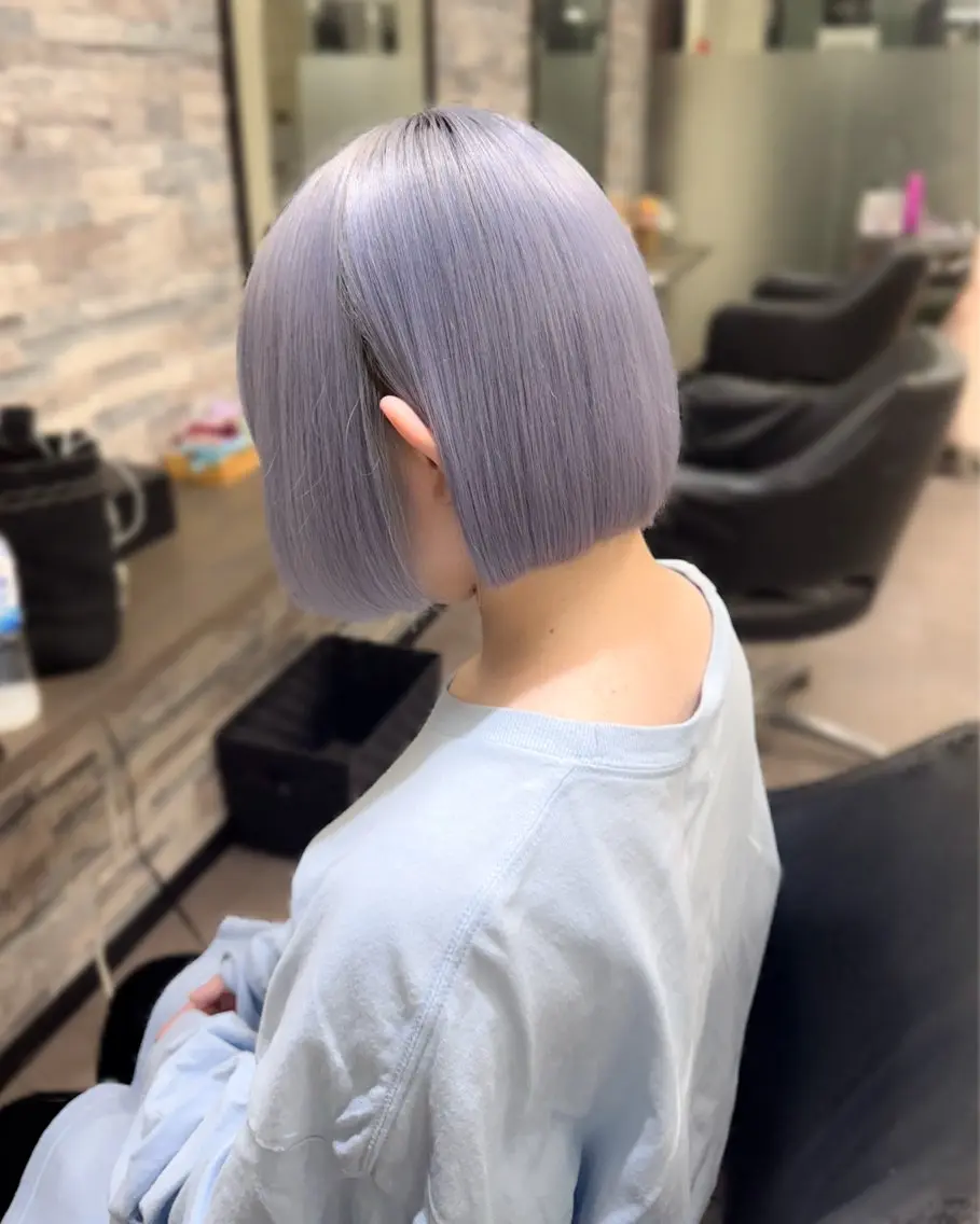 ミディアム カラー ヘアカラー トリートメント ハイトーンエクステ 🎩カズキ🎩のヘアスタイル