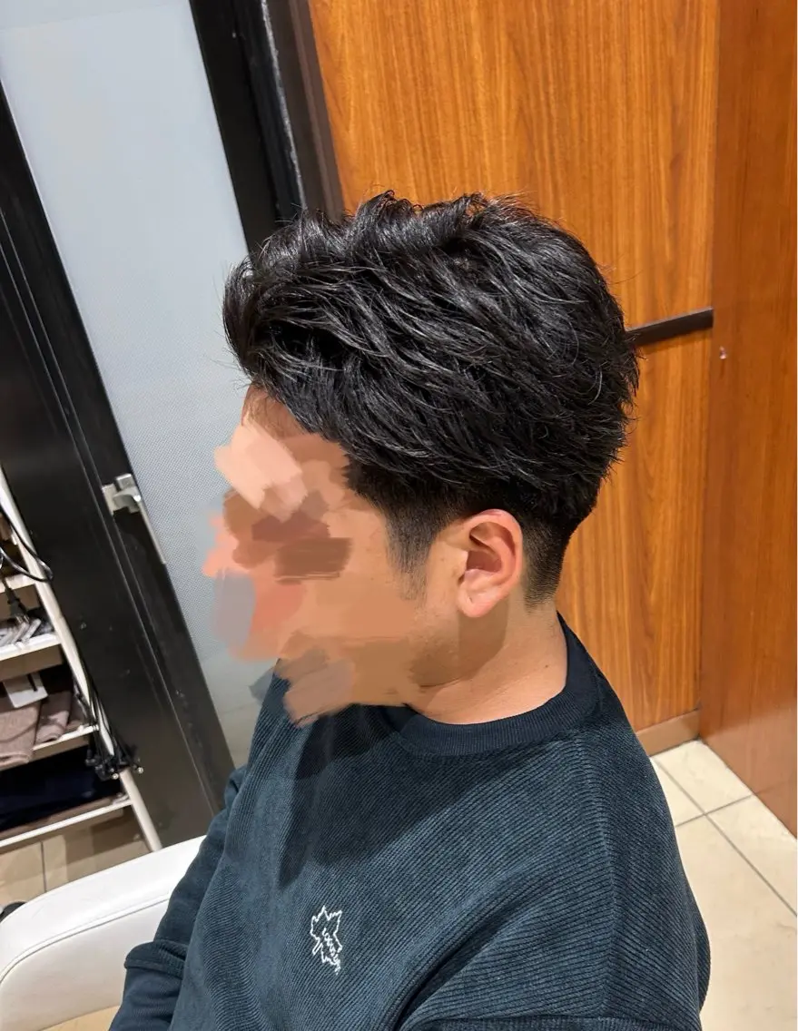 パーマ メンズ スパイキーショート 木村 佑季のヘアスタイル