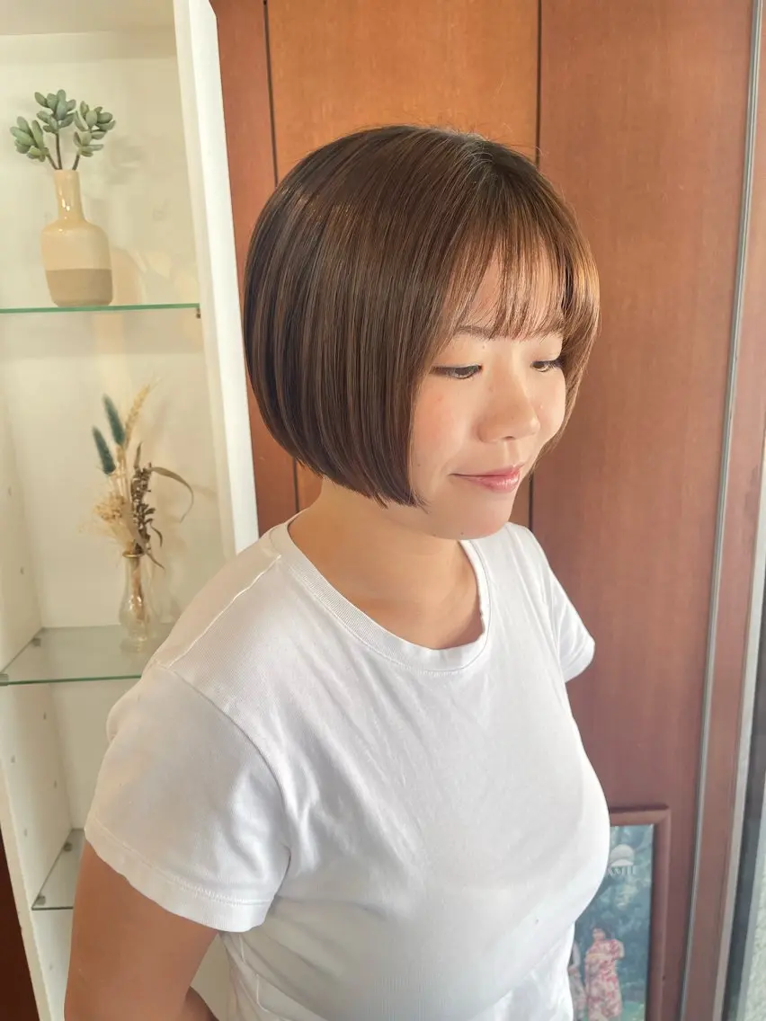 ショート カット 岩下 侑里のヘアスタイル