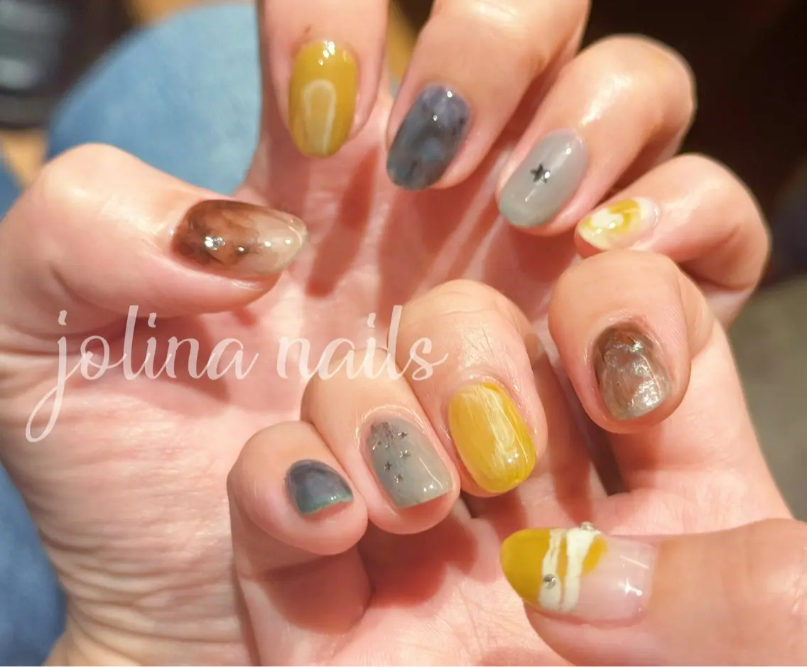 ネイル ハンドネイル jolina nails鶴見店のネイルデザイン