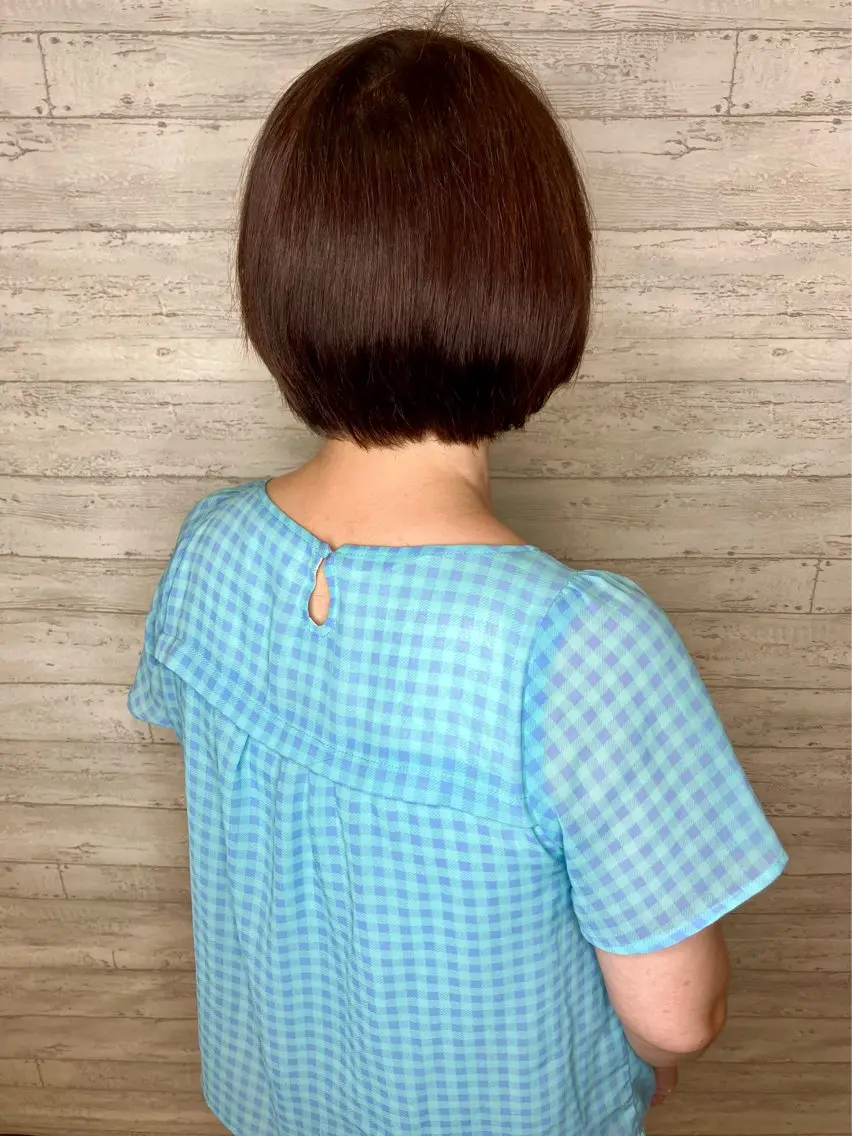 ショート カラー ブラウンカラー オレンジ オレンジブラウン 小池 穂果/ 府中のヘアスタイル