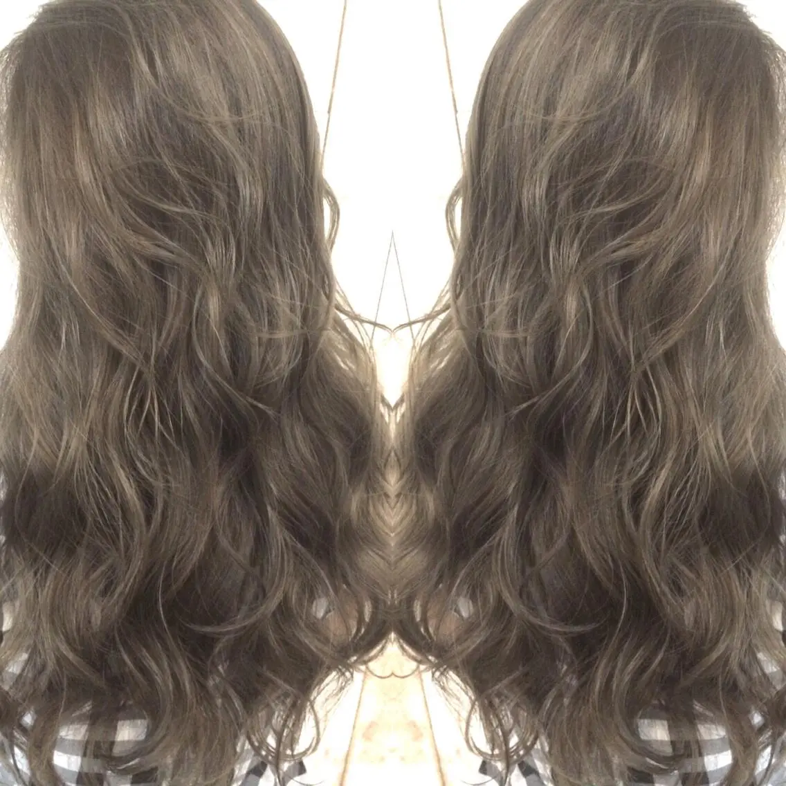 ロング カラー ベージュカラー 井上 一平のヘアスタイル