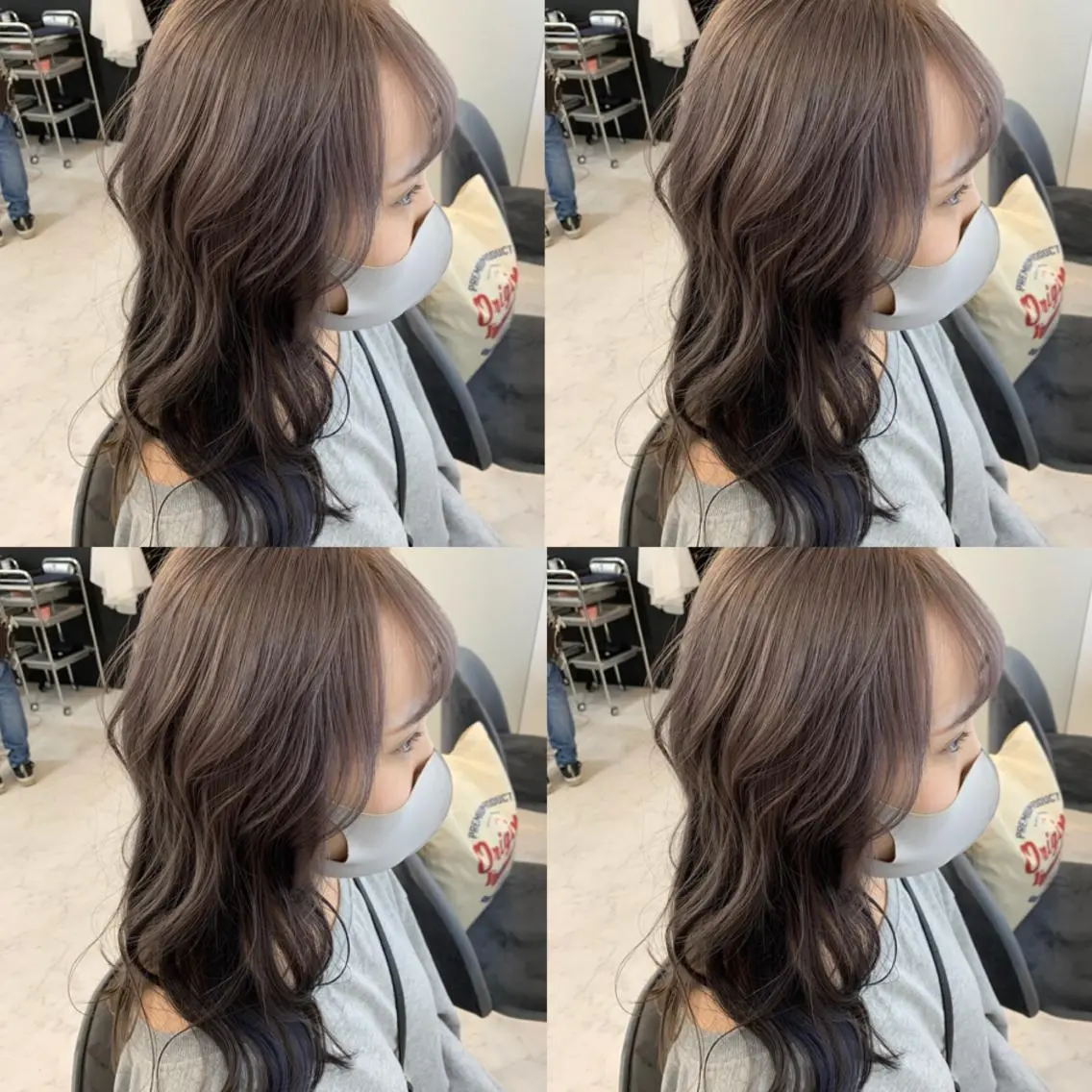 セミロング カラー ヘアアレンジ ヘアカラー トリートメント 🦋レイヤー特化/ 羽エク/ナツミ🦋のヘアスタイル
