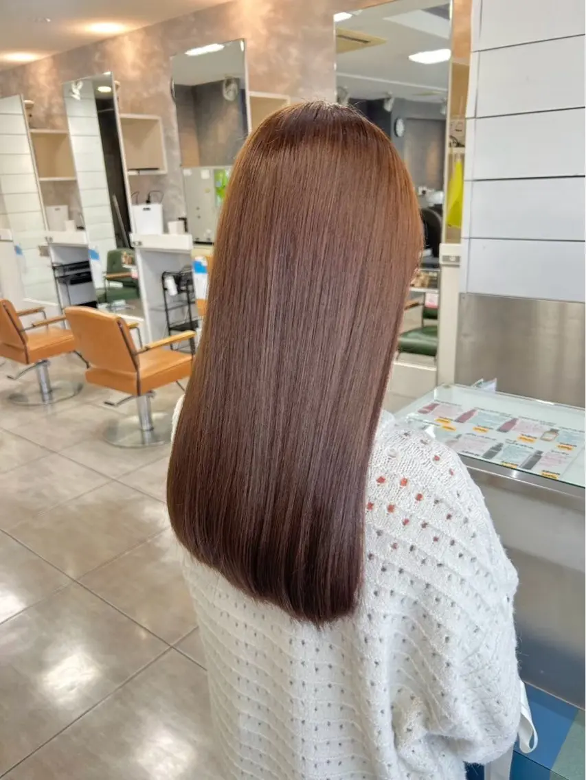 ロング カラー ヘアカラー 本尾 空大のヘアスタイル