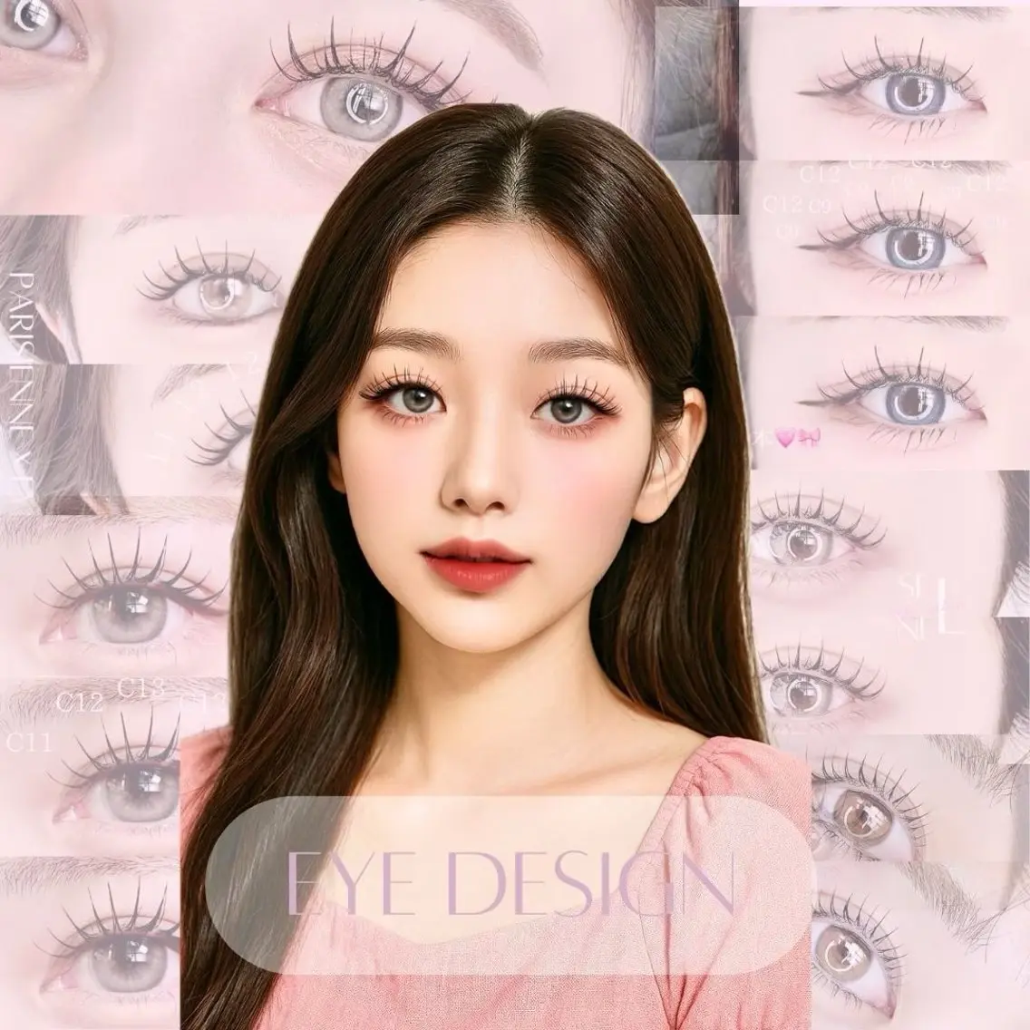 マツエク・マツパ バインドロック 束感まつ毛 フラットラッシュ 韓国風マツエク パリジェンヌラッシュリフト 大阪福島韓国束感まつ げ Sayaka🤍のマツエク・マツパデザイン