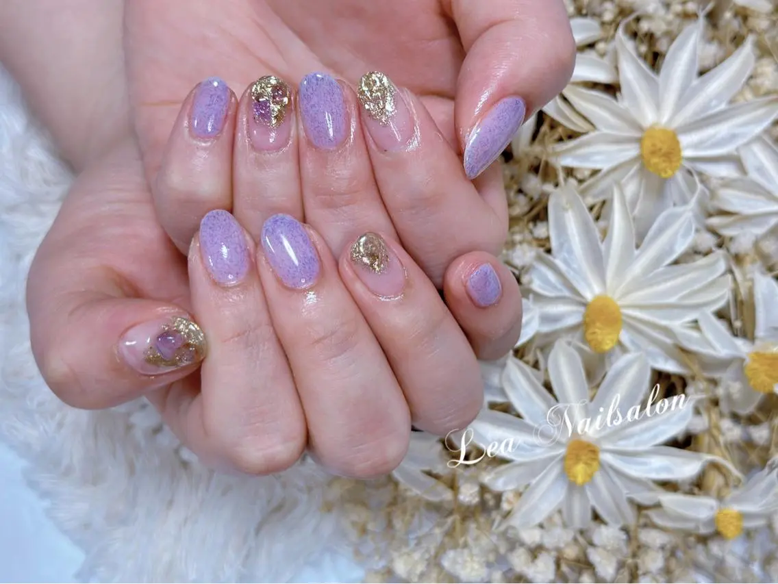 ショート パーマ ネイル Le’a NailSalonのネイルデザイン