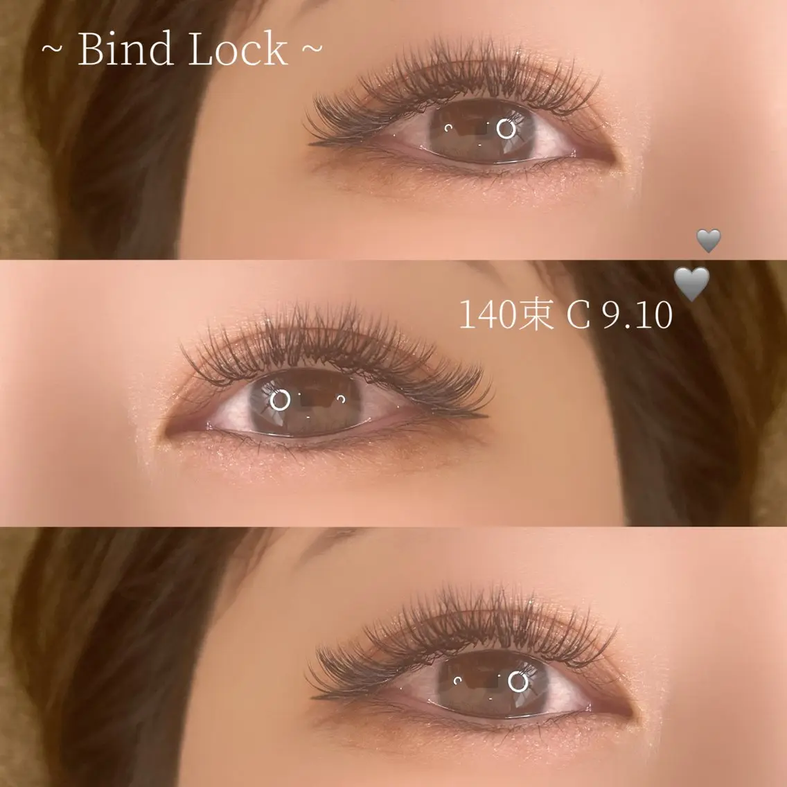 マツエク・マツパ バインドロック y'sbeauty 🎀なかにし🎀のマツエク・マツパデザイン