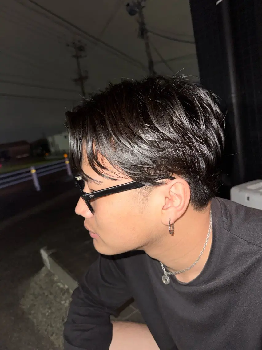 ミディアム メンズ 藤田 陽光のヘアスタイル