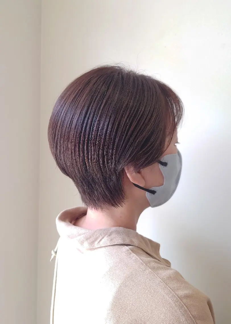 ショート ショートヘア カット トリートメント 東梅田/艶カラー/ 大貫一輝のヘアスタイル