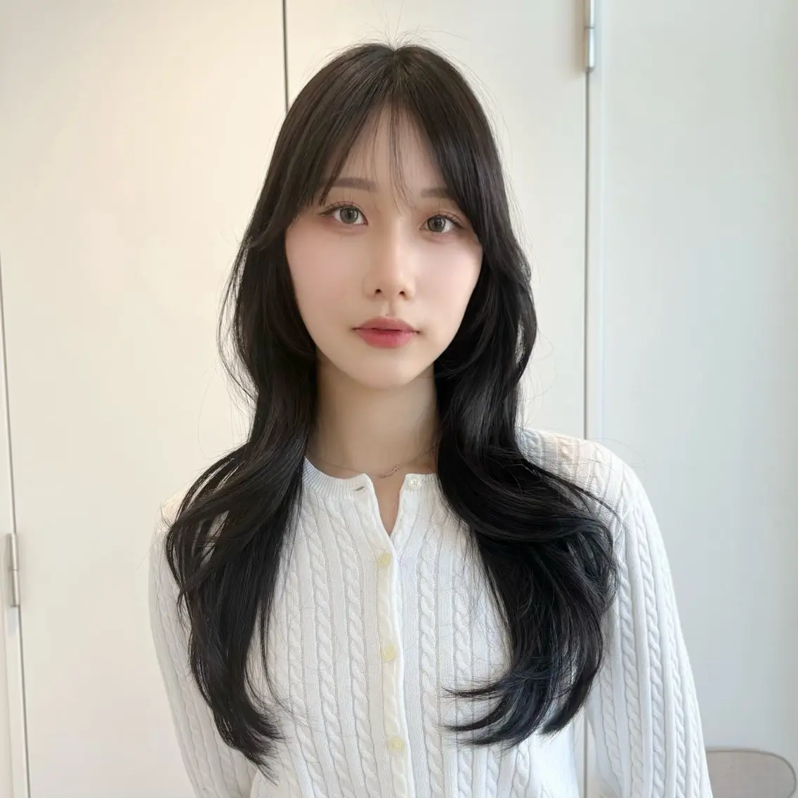 ロング カラー 韓国風ヘア レイヤーカット トリートメント カット ヘアカラー トリートメント ツヤ髪♡ 佐取歩のヘアスタイル