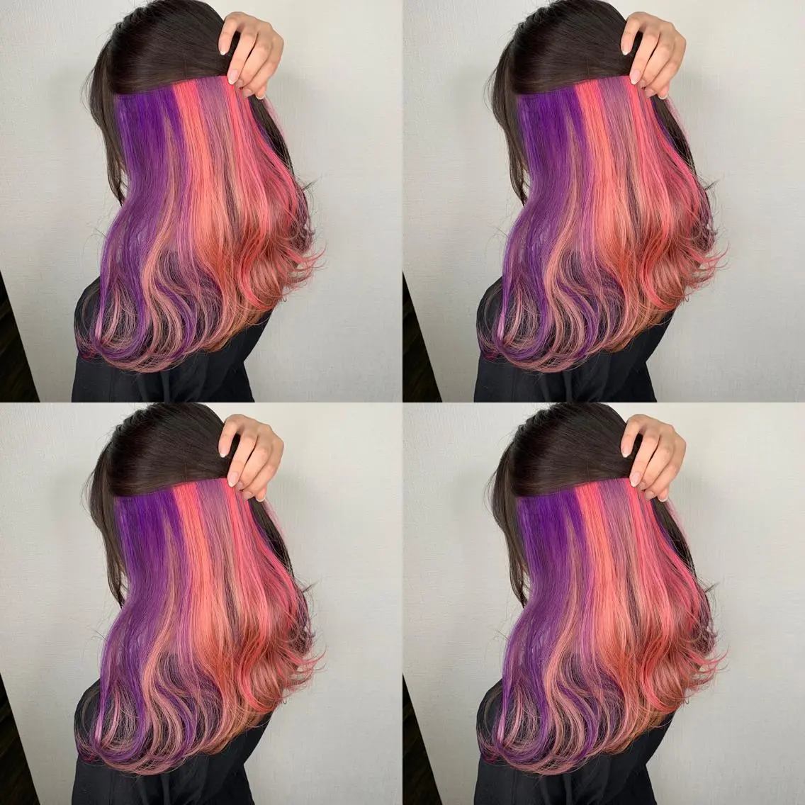 ロング ハイライト ヘアカラー 佐藤 香太のヘアスタイル