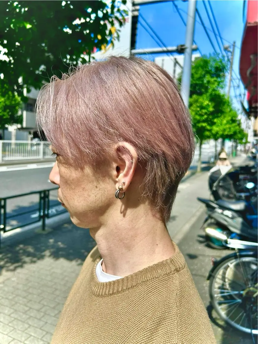 カラー メンズ 髪質改善/艶カラー ⚡️コメス/錦糸町のヘアスタイル
