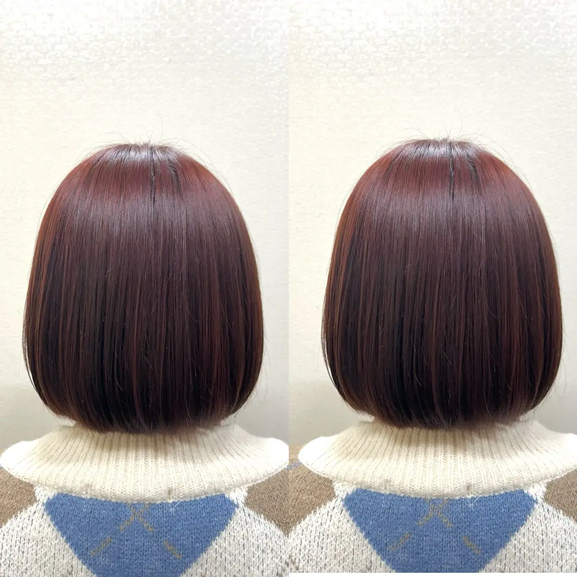 ミディアム ボブ 2ヵ月先までまとまる レイヤー🫧若葉🪞のヘアスタイル