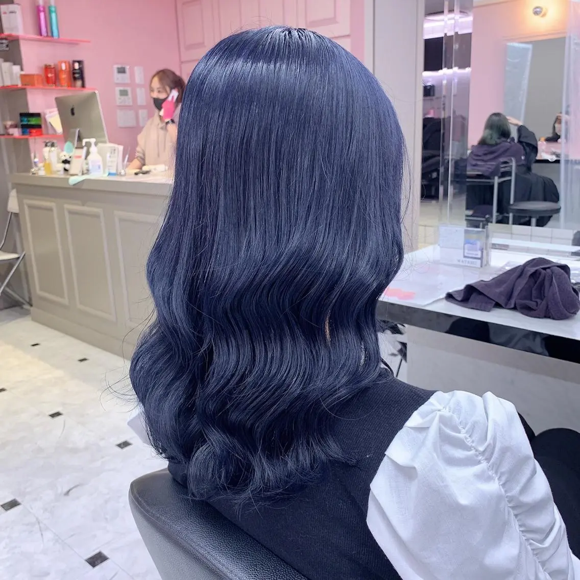 ロング カラー ヘアアレンジ ピンク・ベージュ🩰 カラー🫧とらのヘアスタイル