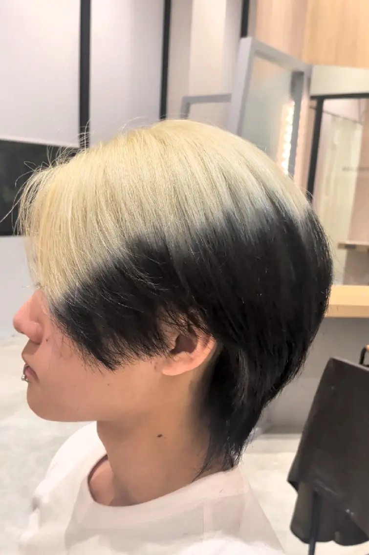 ショート メンズ カラー 古屋 美春のヘアスタイル