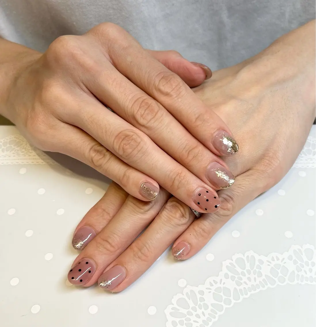 ネイル ドット ハンドネイル nail salon pearのネイルデザイン