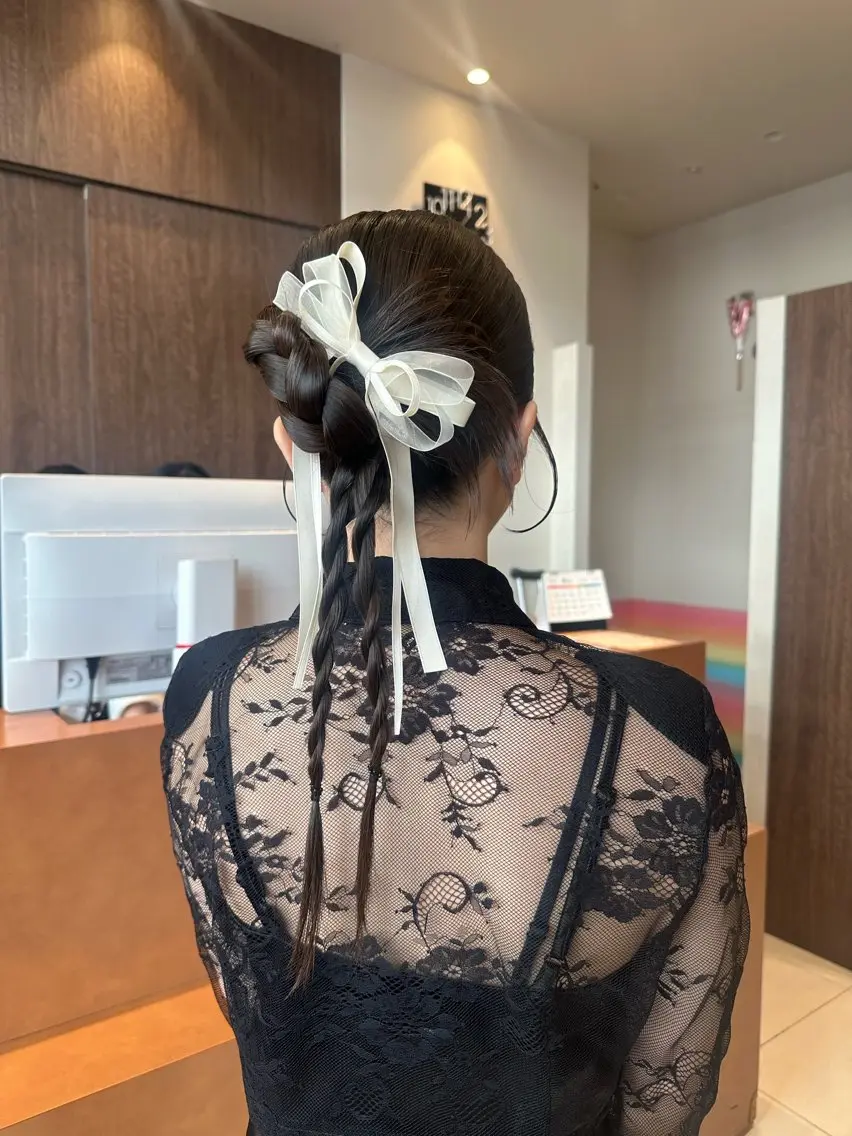 ヘアアレンジ その他 natsumi🍀艶 カラー/美髪縮毛のマツエク・マツパデザイン