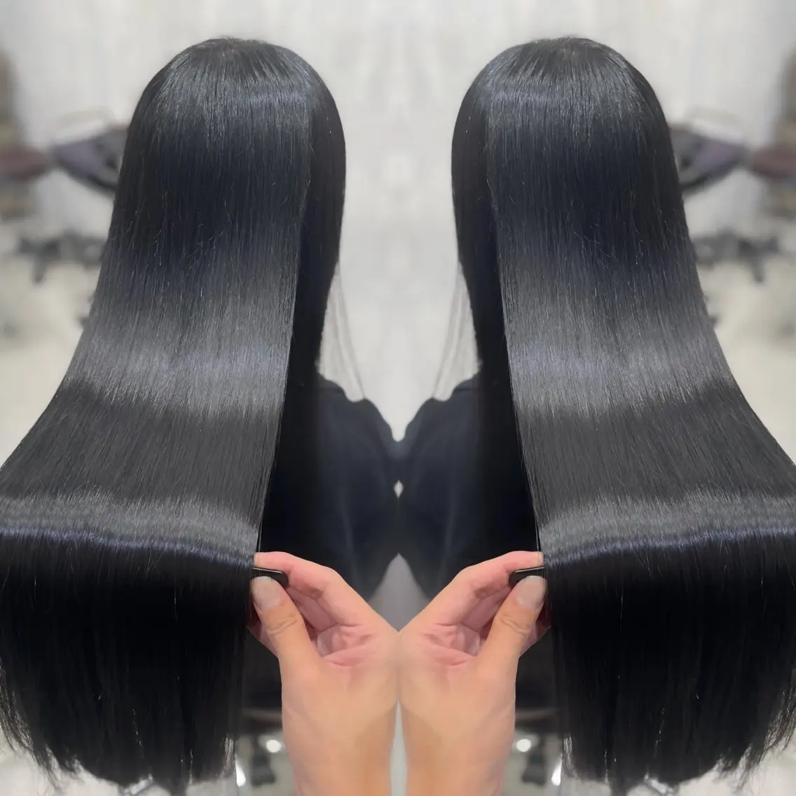 ロング カット ヘアカラー トリートメント 杉野🫧美髪🫧 Zina博多店長のヘアスタイル