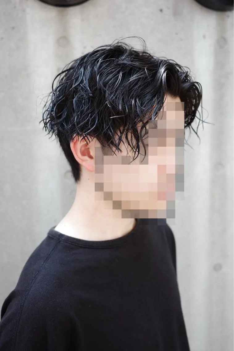 【メンズケアパーマ】 ゆるめスパイラルパーマの写真
