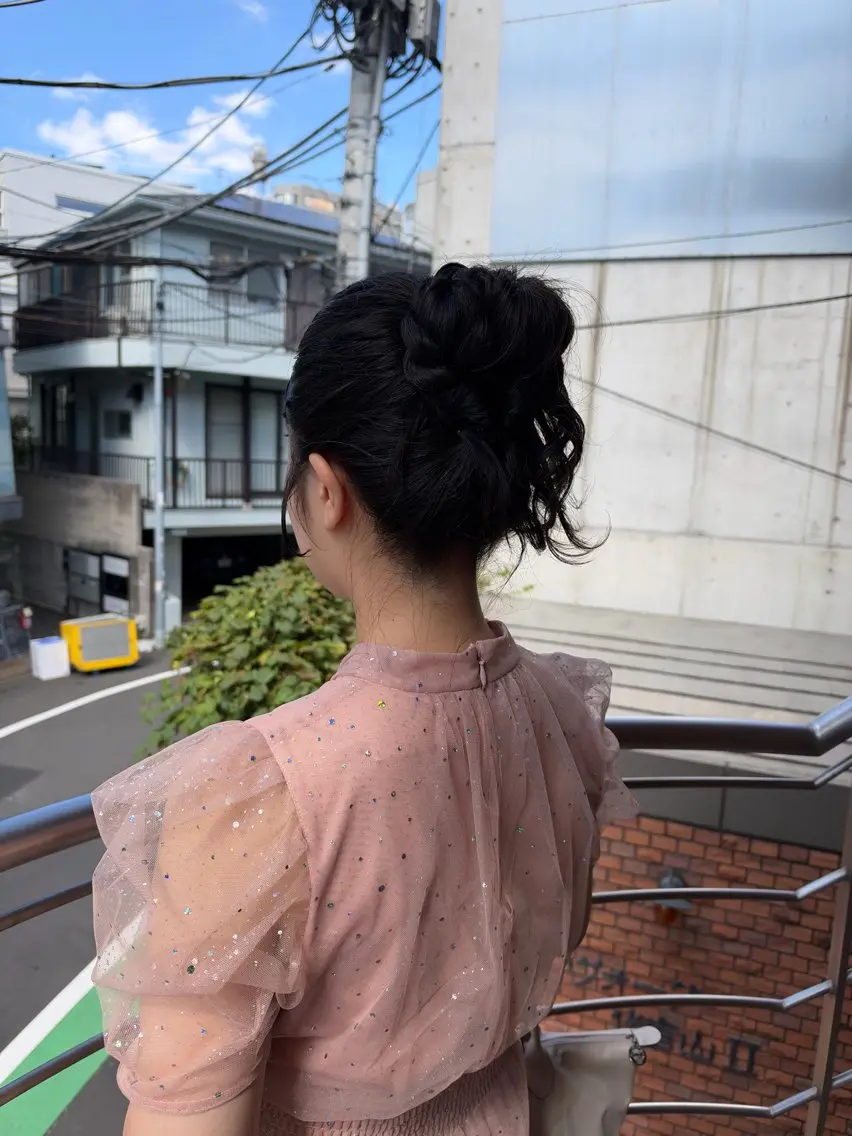 セミロング カラー パーマ カット ヘアカラー トリートメント HARUKA/ 透明感カラーのヘアスタイル