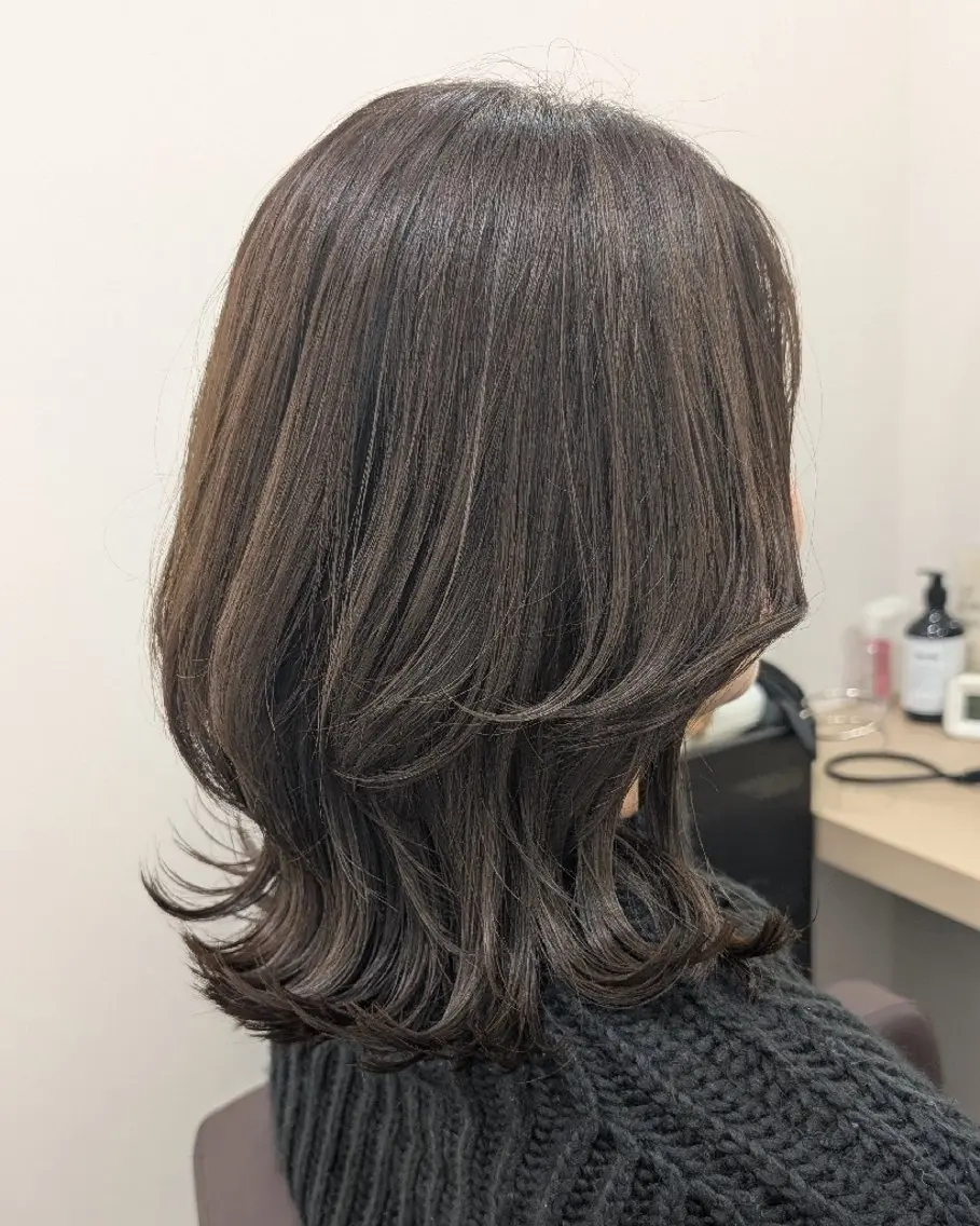 【ミニモ限定】カット➕艶カラー➕Aujuaトリートメント🌟の写真