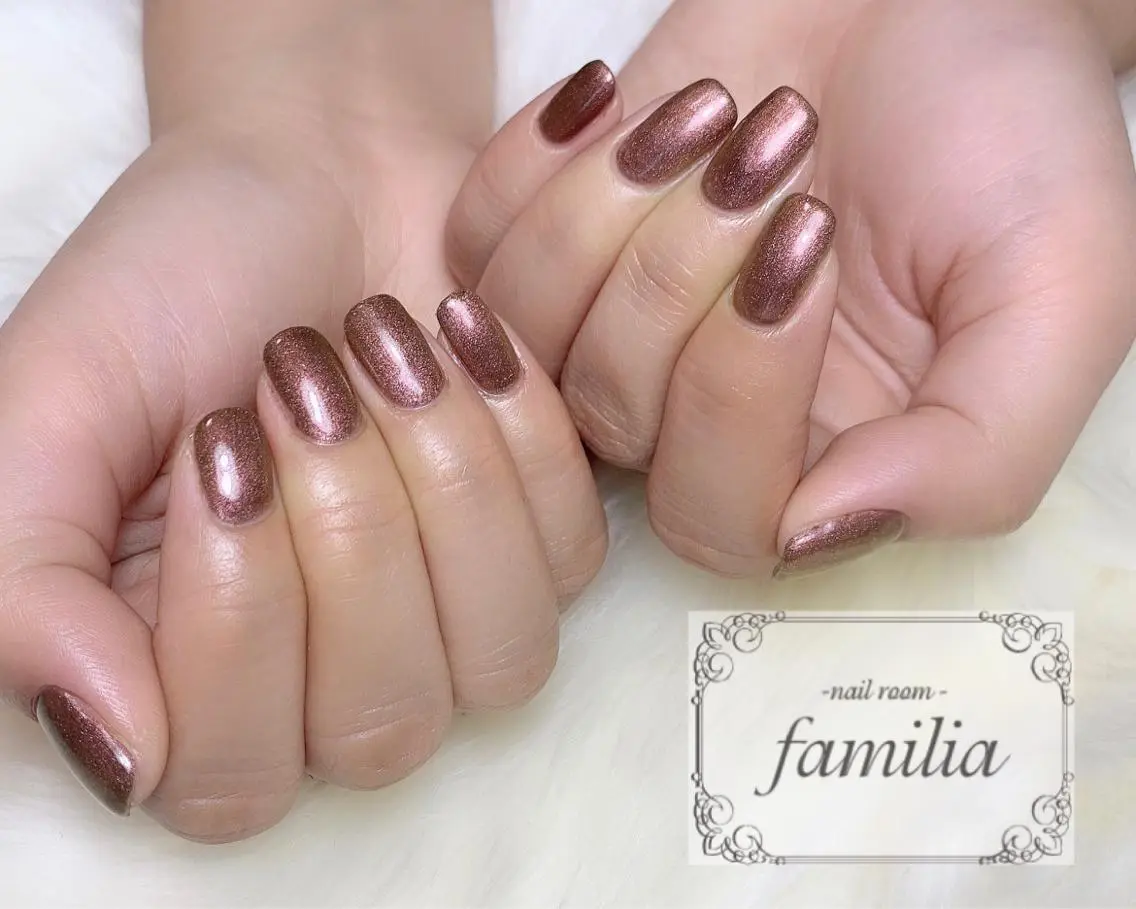 ネイル ブラウン -nailroom- familiaのネイルデザイン