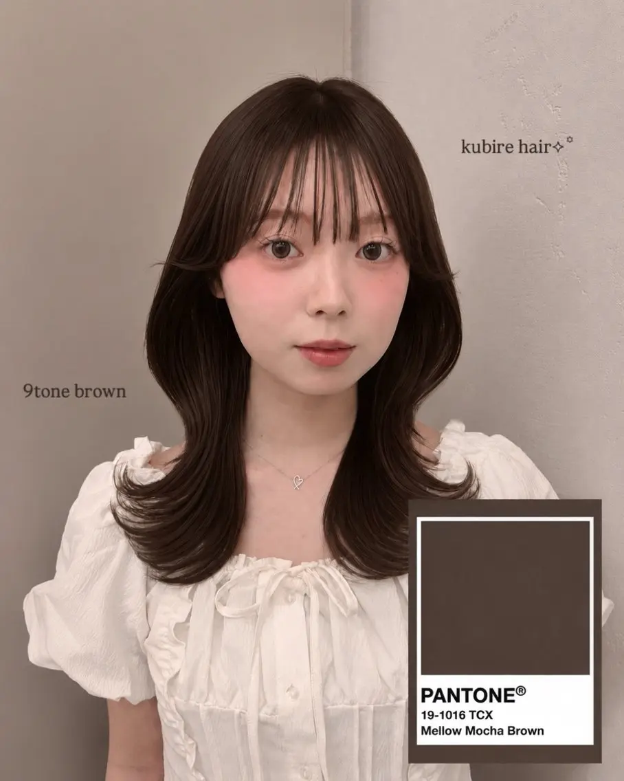 ミディアム ヘアカラー トリートメント ヘアセット 𝗆𝗂𝗒𝗎 🐈‍⬛🎀のヘアスタイル