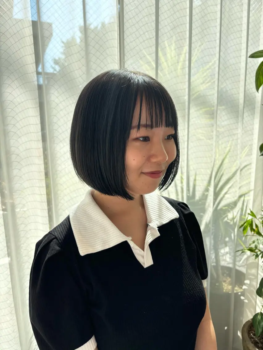 ショート カラー ヘアアレンジ ボブ ヘアカラー 堀江 理帆/表参道のヘアスタイル