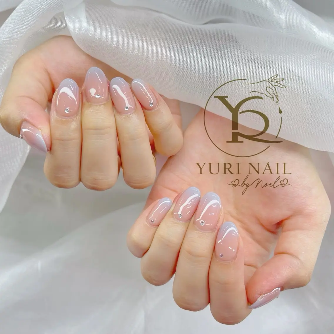 ネイル チークネイル フットネイル フレンチネイル グラデーション キラキラネイル ハンドネイル フットネイル ハンドケア YURI Nail Funabashiのネイルデザイン