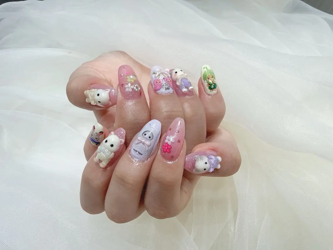 ネイル NailSalon✨ Écrinエクランのネイルデザイン