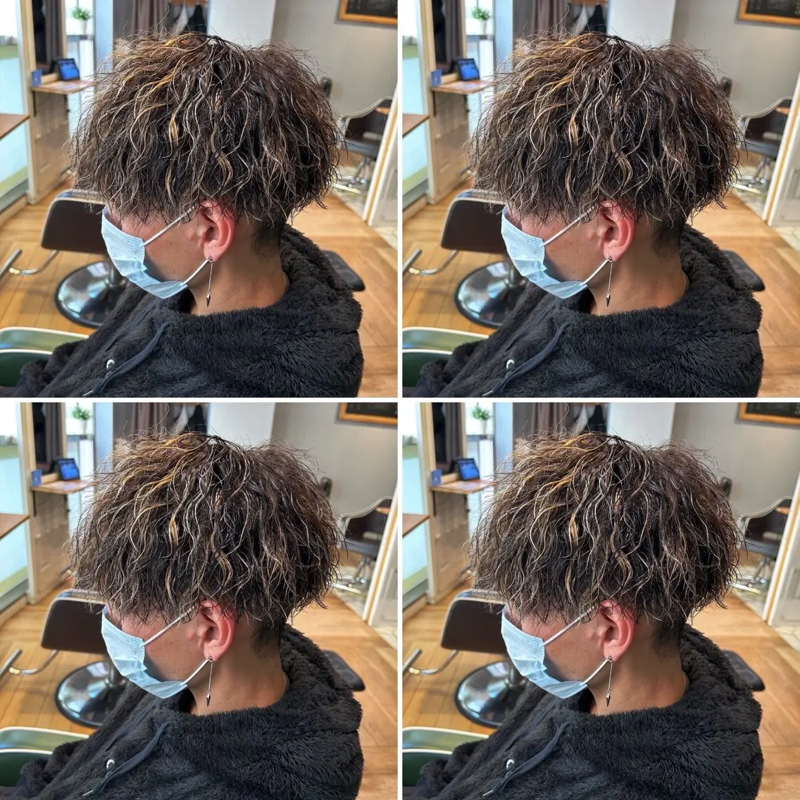 パーマ メンズ カット パーマ トリートメント ヘアセット メンズパーマ特化 店長望月謙二郎のヘアスタイル
