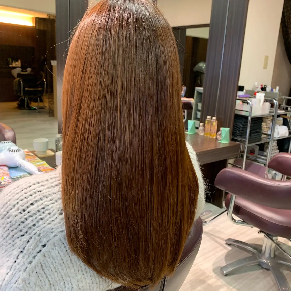 ロング カラー 縮毛矯正 縮毛矯正 トリートメント 中山 将行のヘアスタイル