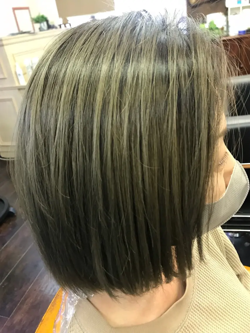 ショート カラー ヘアカラー トリートメント 桧山 真のヘアスタイル