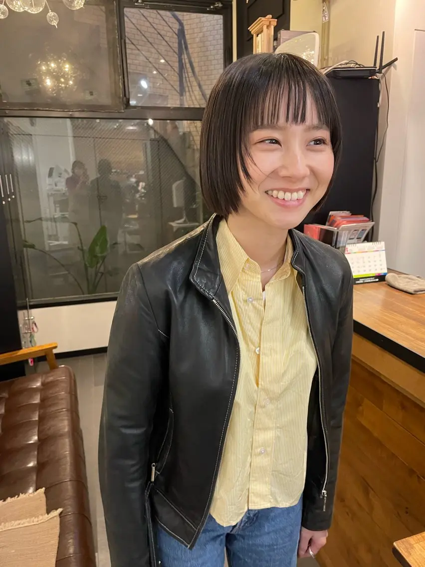 ショート ボブ ウルフカット やまぎし ひろきのヘアスタイル
