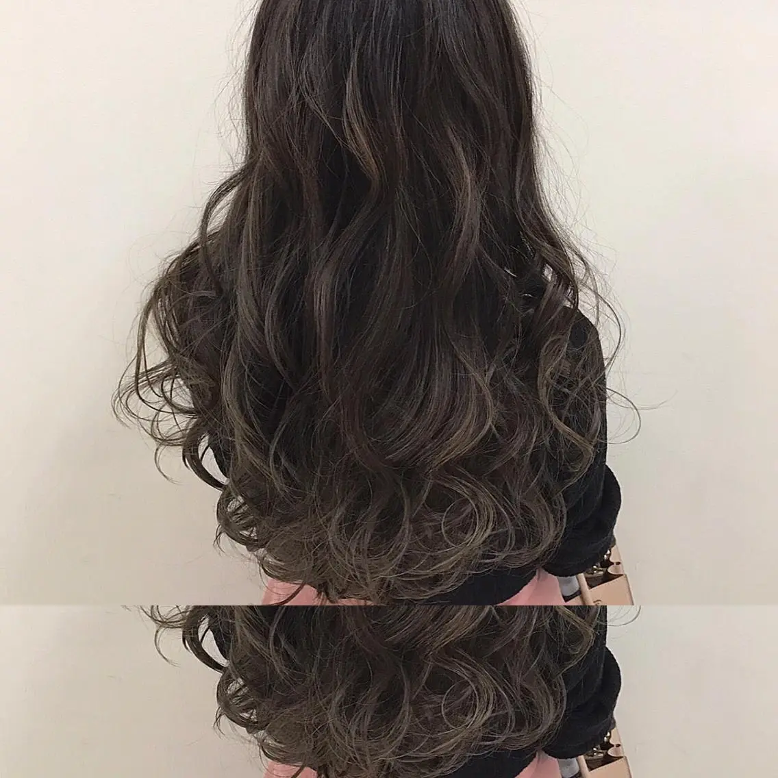 セミロング カラー パーマ アッシュ ハイライトカラー ラベンダーカラー ラベンダーアッシュ 外国人風カラー 髪質改善 Daisukiのヘアスタイル